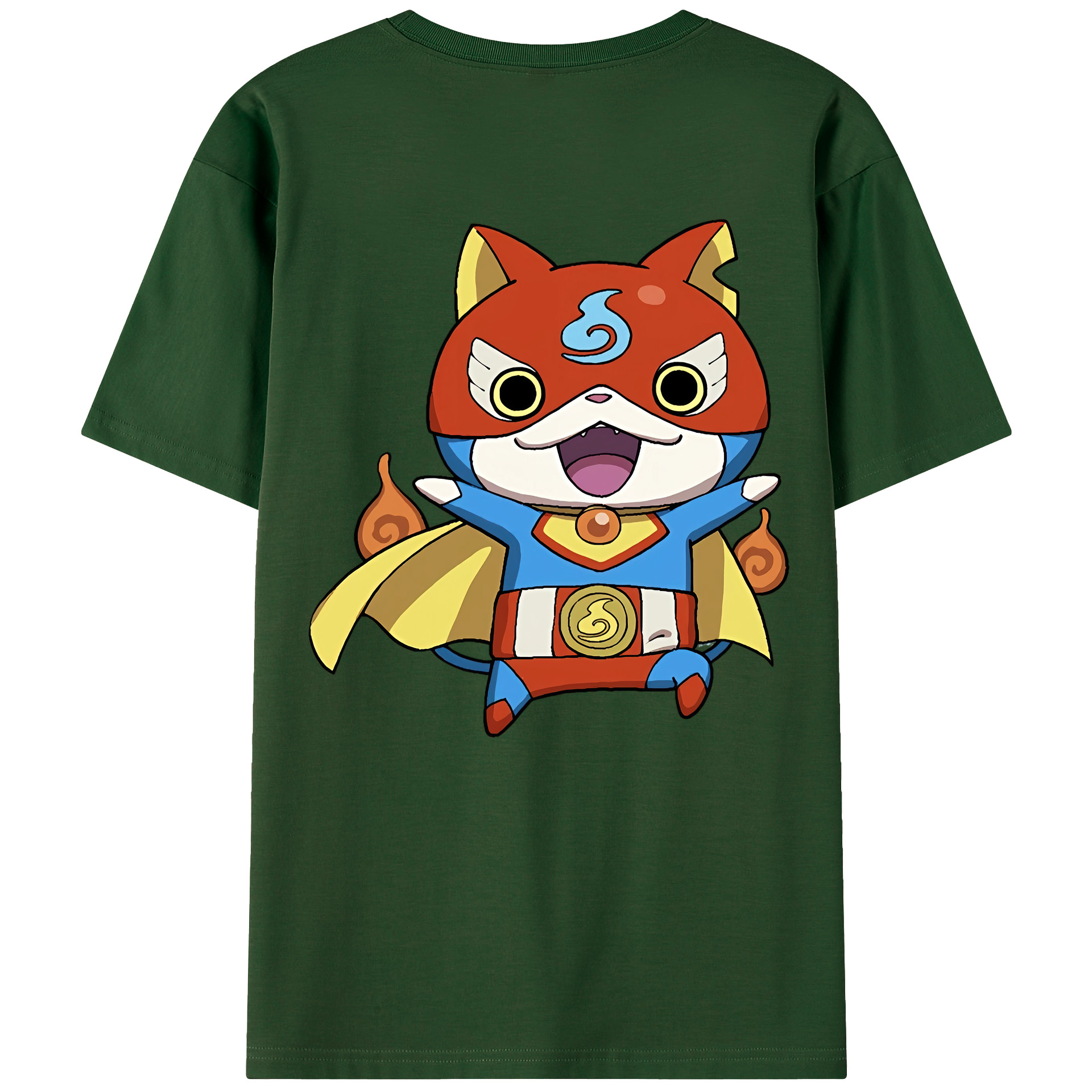 （画像用） 妖怪ウォッチ Yo-kai Watch 綿100％半袖Tシャツ（背面プリント）